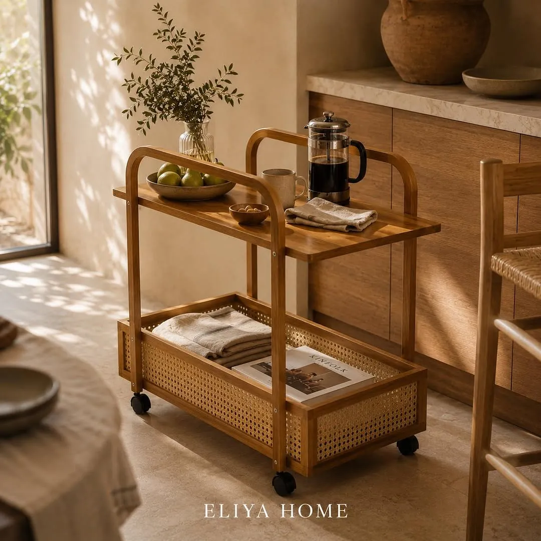 Elegant Wooden Arubah Shelf
