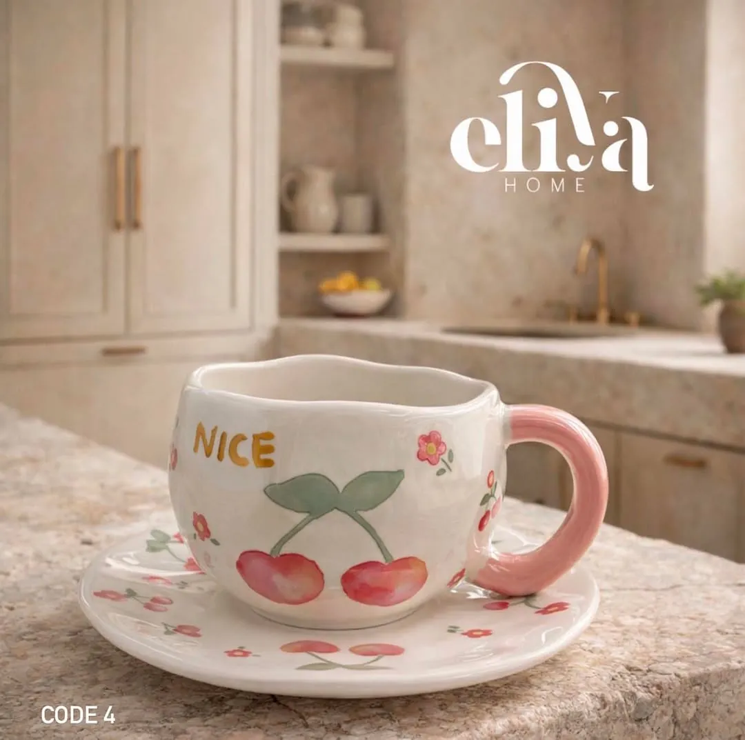 6-Piece Pinterest Porcelain Mug Set