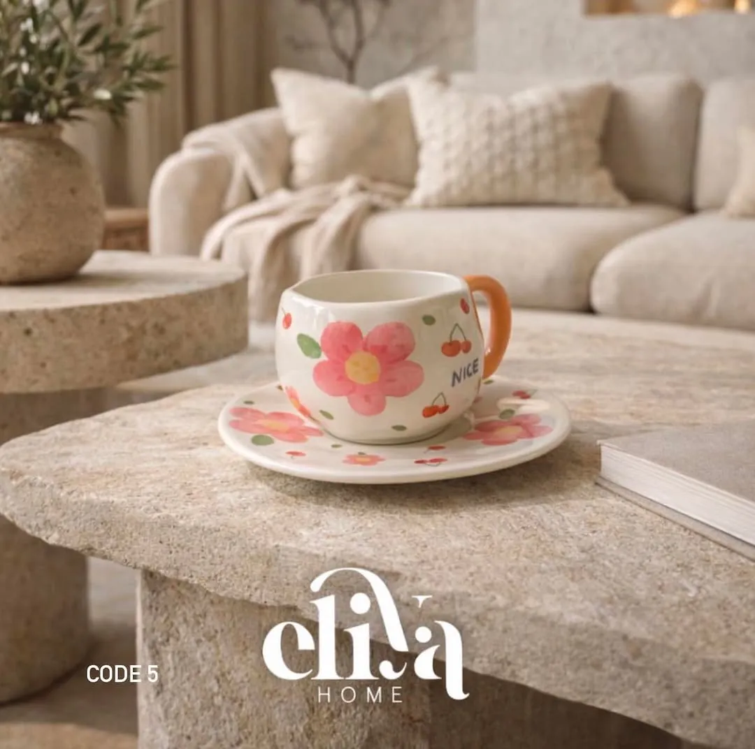 6-Piece Pinterest Porcelain Mug Set