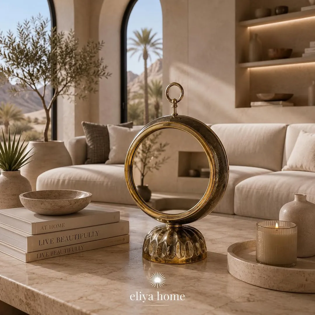 2 in 1 Luxury Clock and Mirror