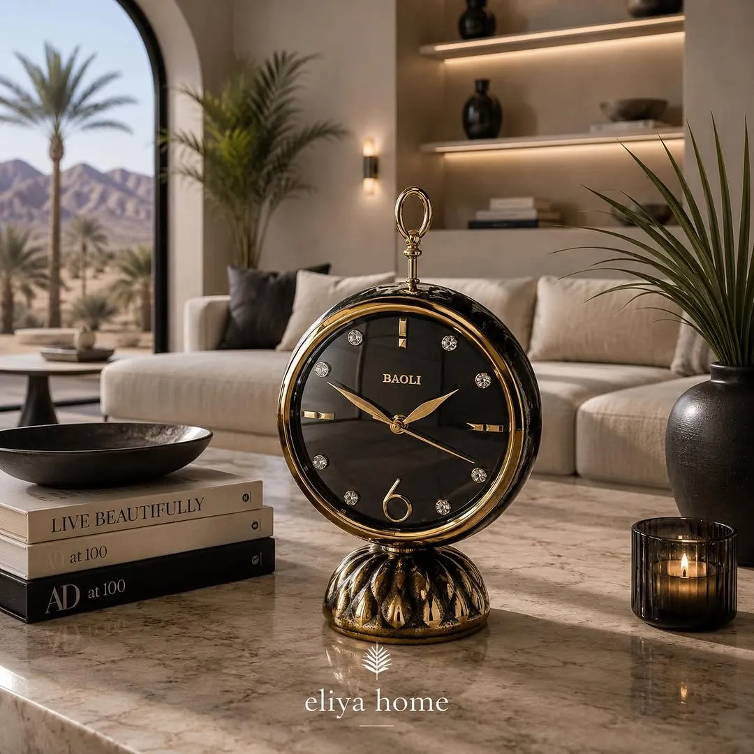 2 in 1 Luxury Clock and Mirror