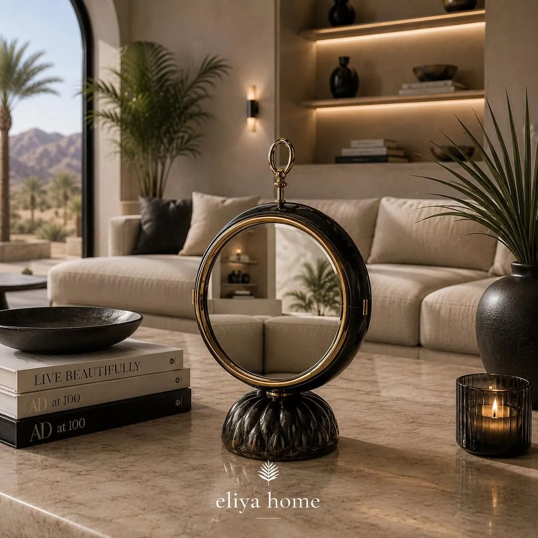 2 in 1 Luxury Clock and Mirror
