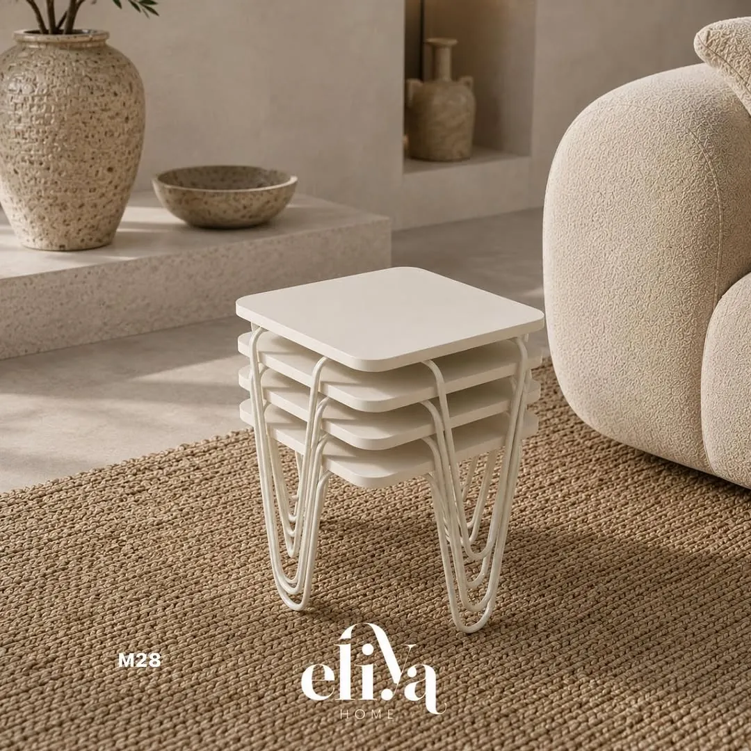 Square Luxury Table Set (4 Pieces)