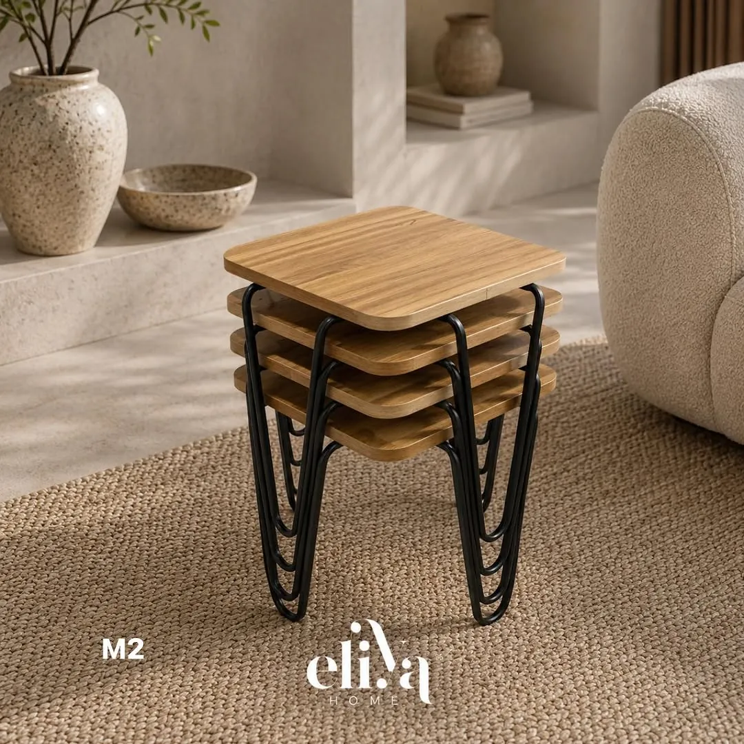 Square Luxury Table Set (4 Pieces)