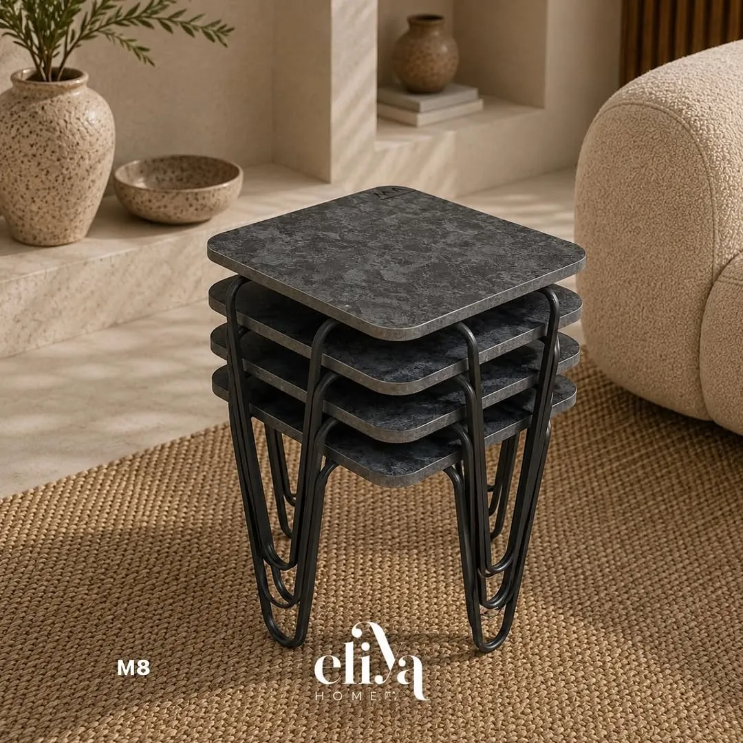 Square Luxury Table Set (4 Pieces)