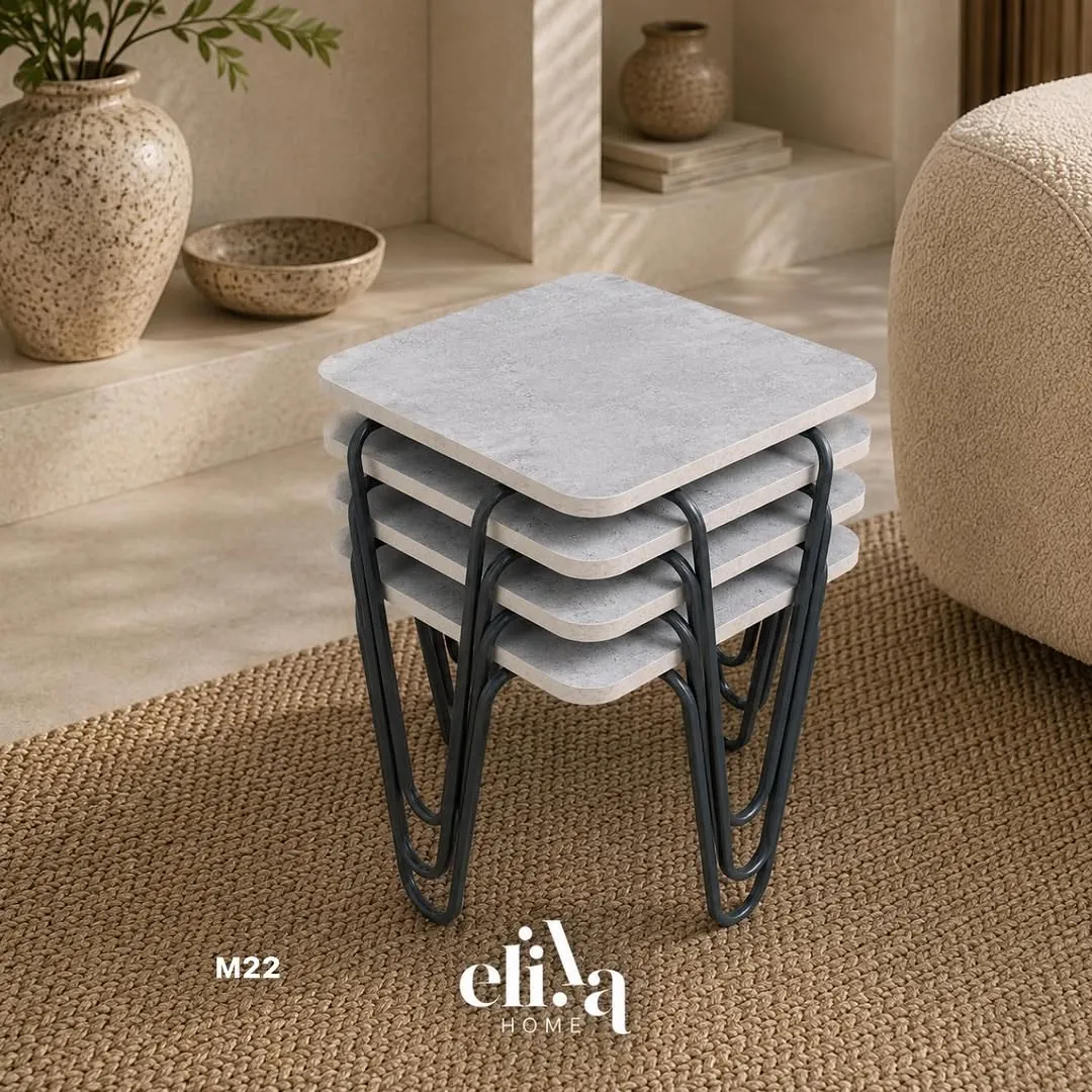 Square Luxury Table Set (4 Pieces)