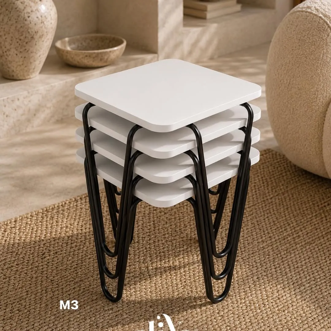 Square Luxury Table Set (4 Pieces)