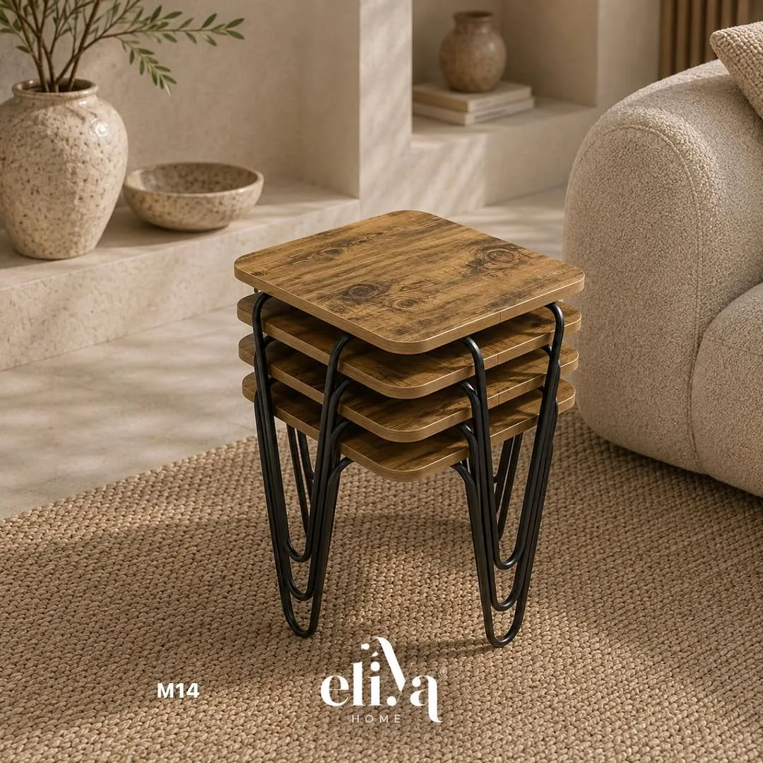 Square Luxury Table Set (4 Pieces)