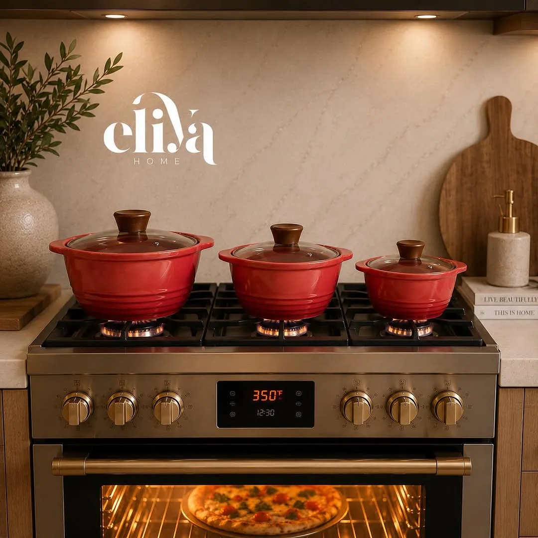 Pyrex Fرفوري Pot Set
