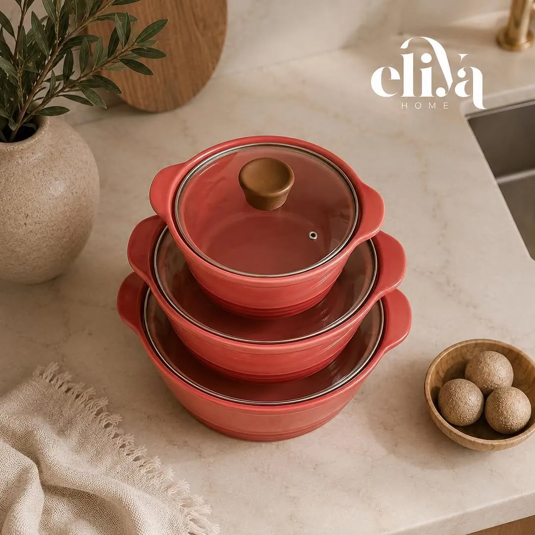 Pyrex Fرفوري Pot Set