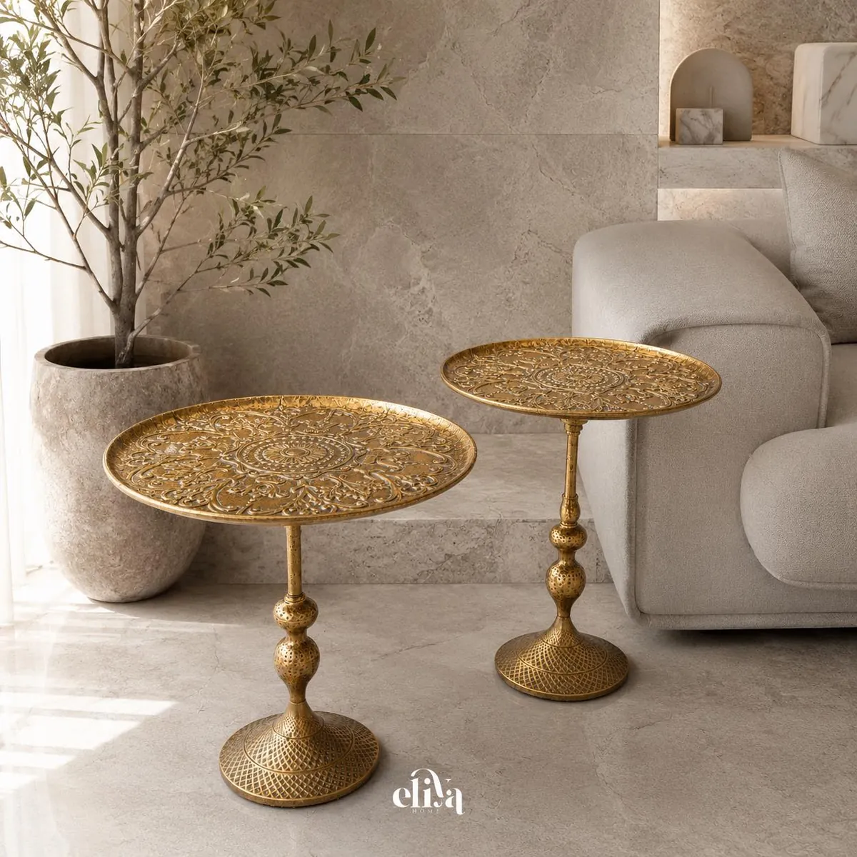 Reinforced Copper Table Set