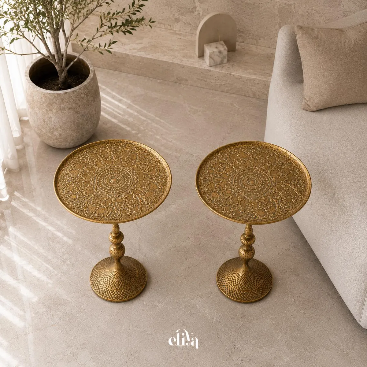 Reinforced Copper Table Set