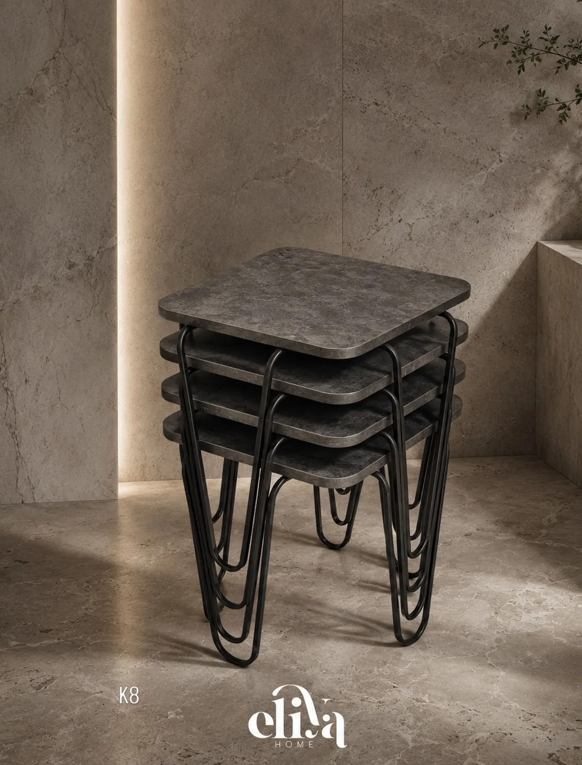 Square Luxury Table Set