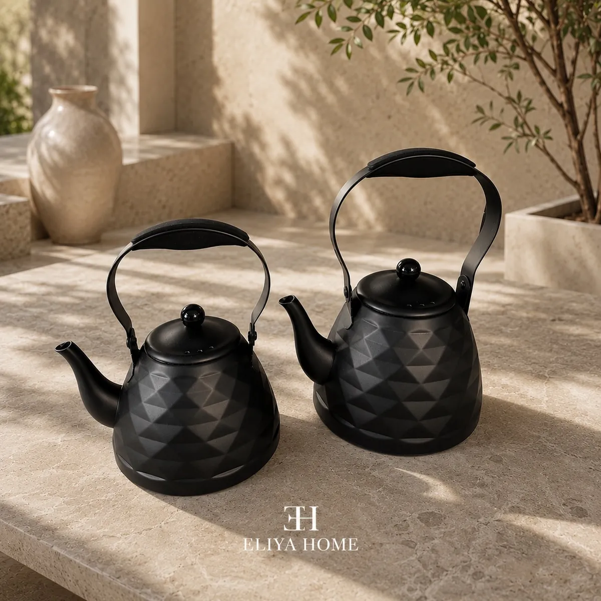 Ginko Metal Kettle and Pot Set