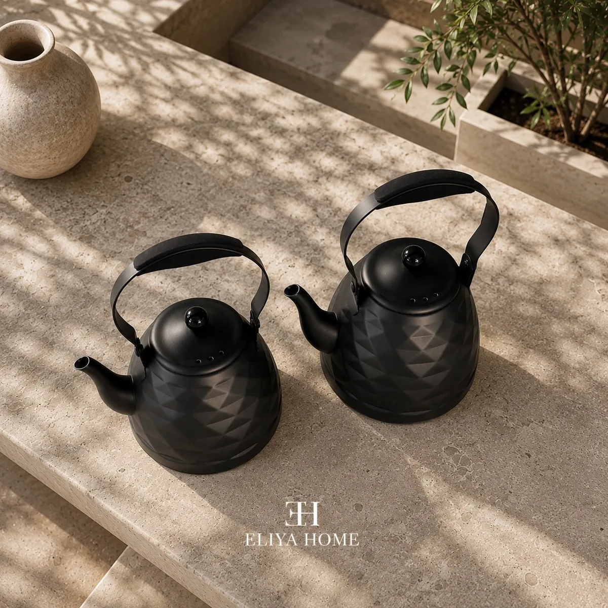 Ginko Metal Kettle and Pot Set