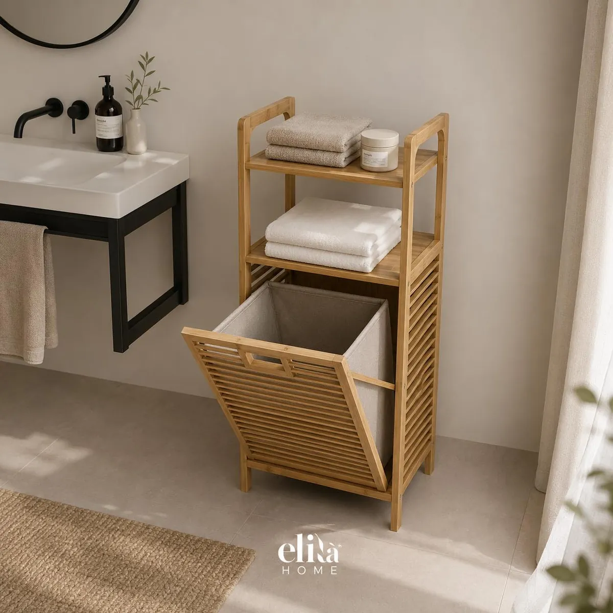 Bamboo Laundry Basket