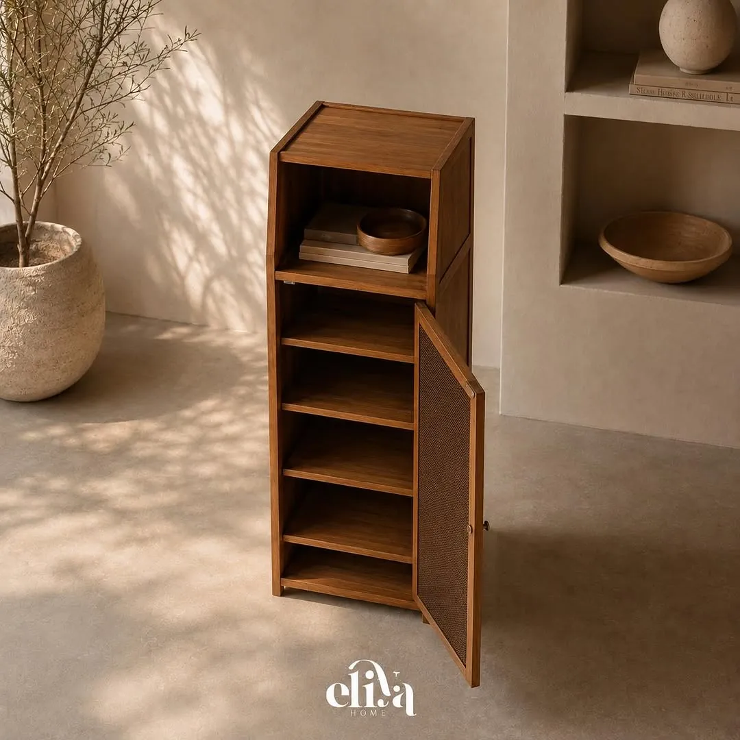 Modern Bamboo Wooden Cabinet