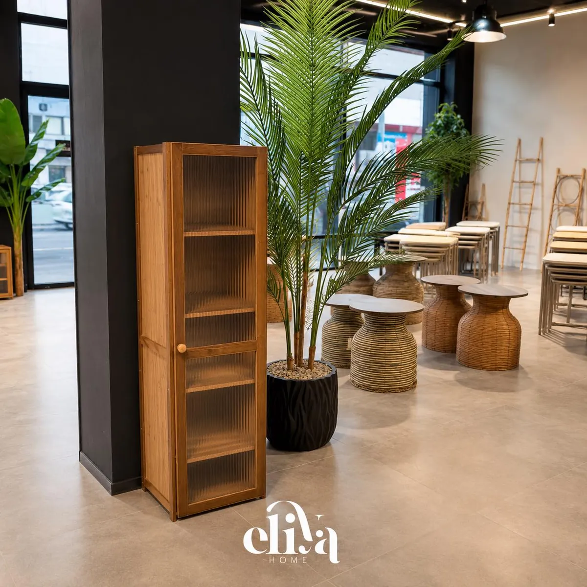 4-Tier Wooden Cabinet