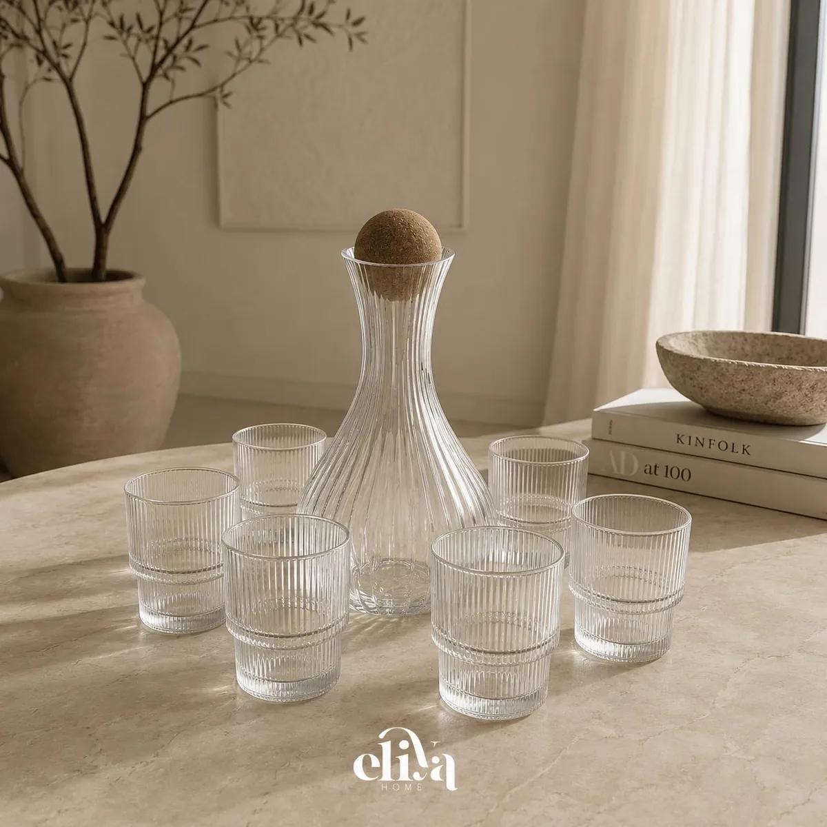 Luxury Glass Guest Set