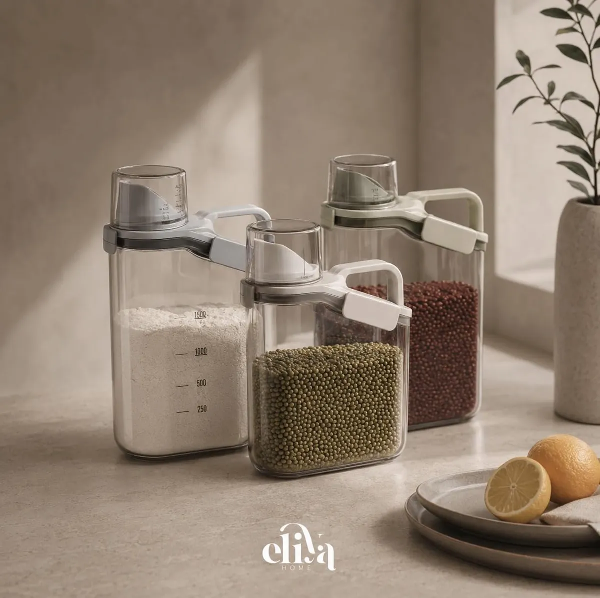 Grain Storage Jar Set