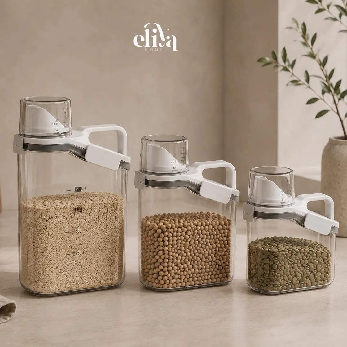 Grain Storage Jar Set