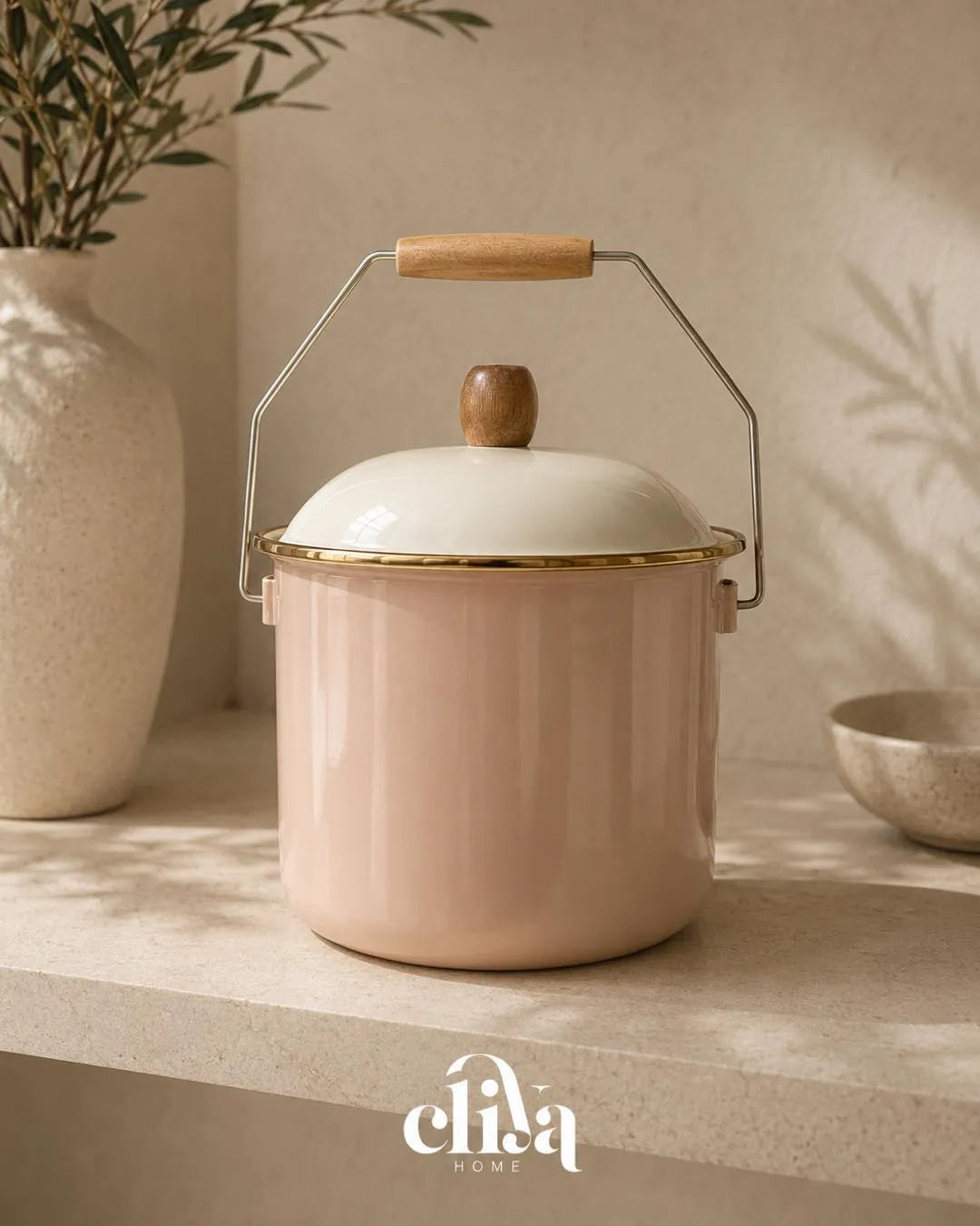Ginkgo Metal Oil Holder (7L)