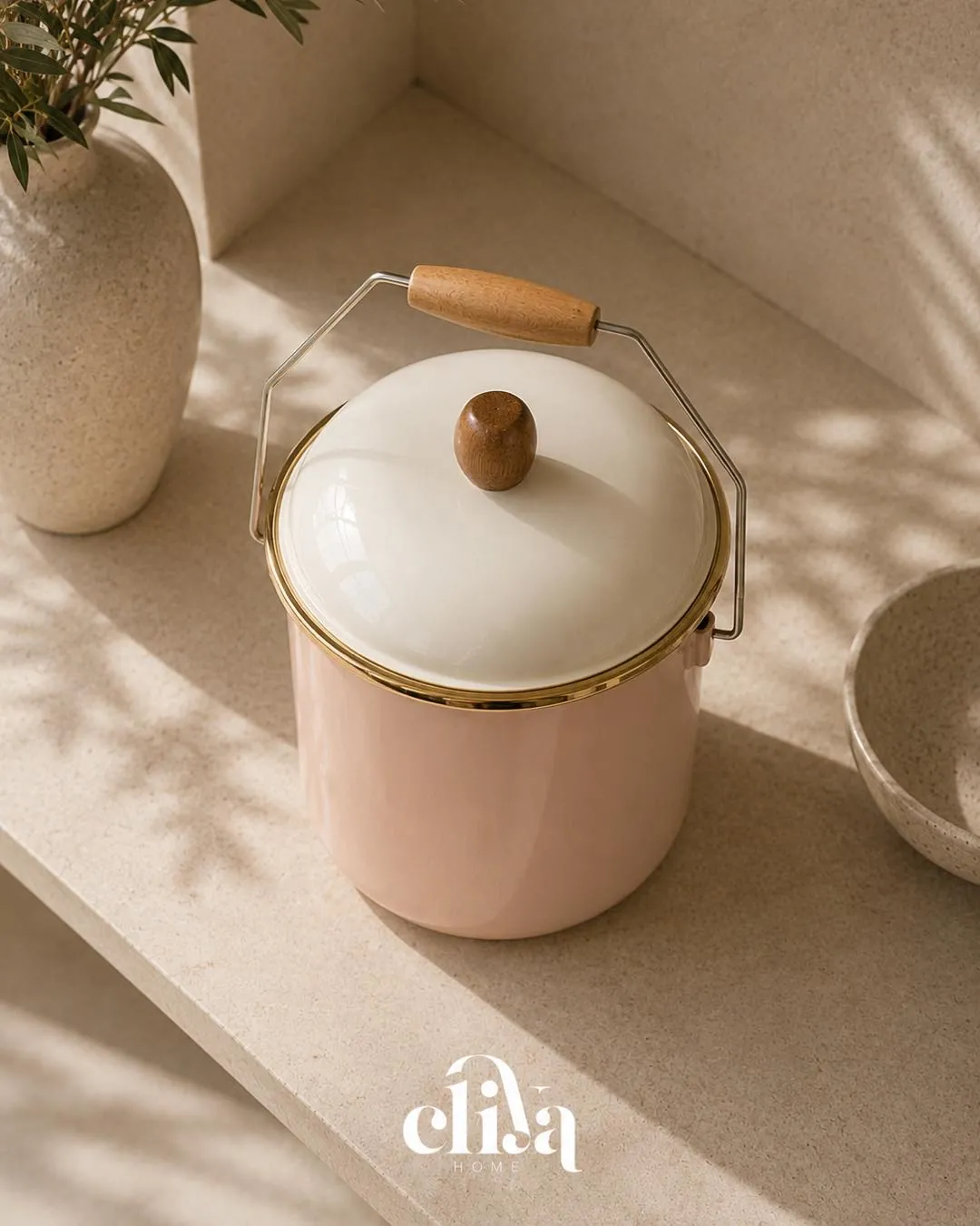 Ginkgo Metal Oil Holder (7L)