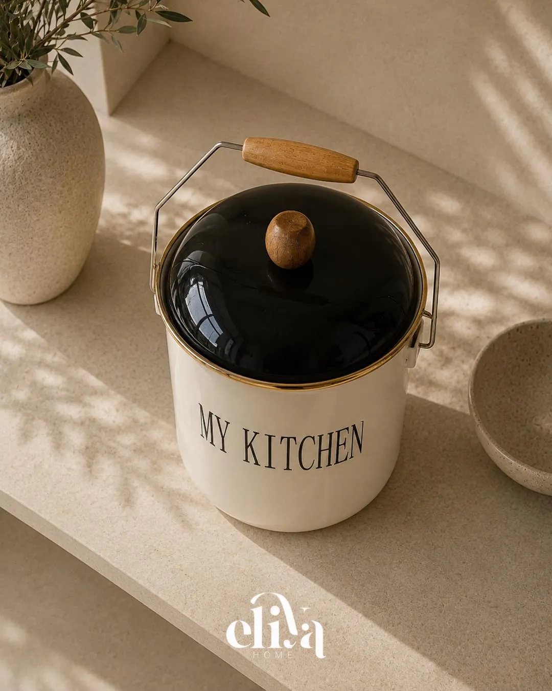 Ginkgo Metal Oil Holder (7L)