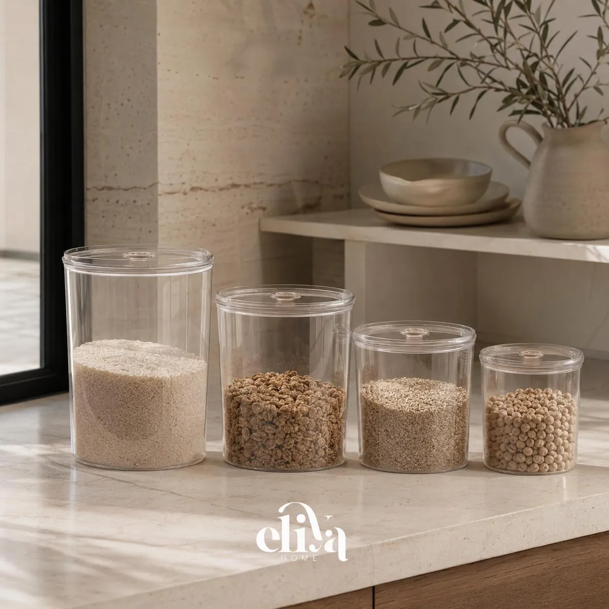 4-Piece Acrylic Container Set