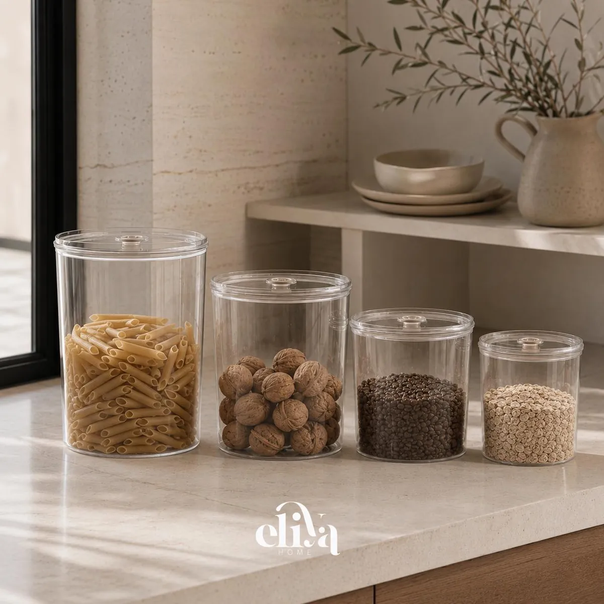 4-Piece Acrylic Container Set
