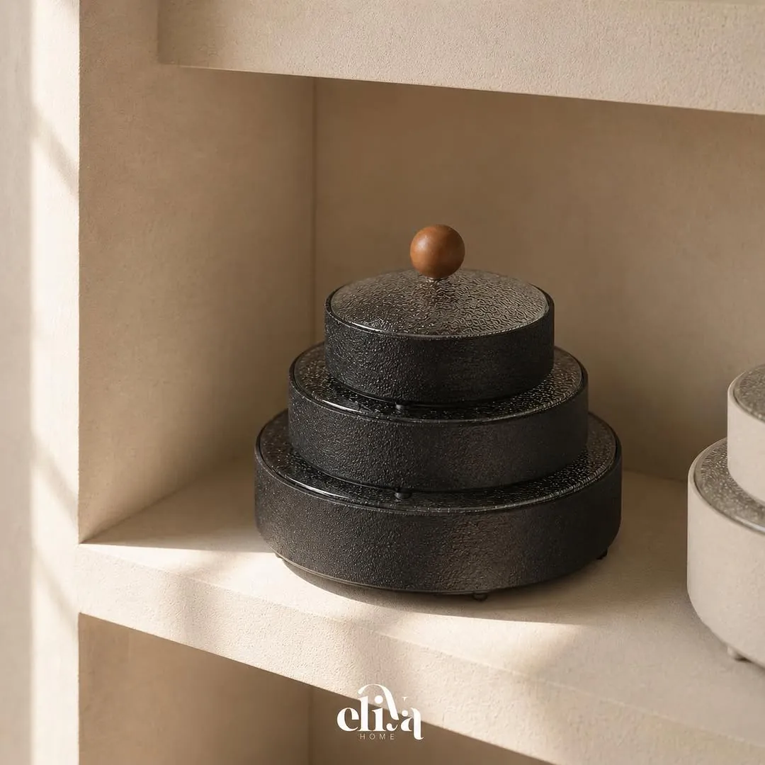 Three-Piece Metal Dessert Set
