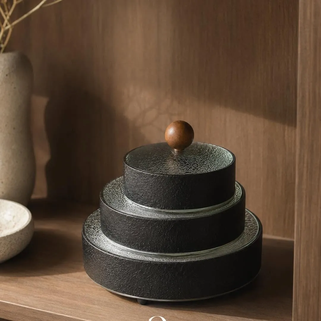 Three-Piece Metal Dessert Set