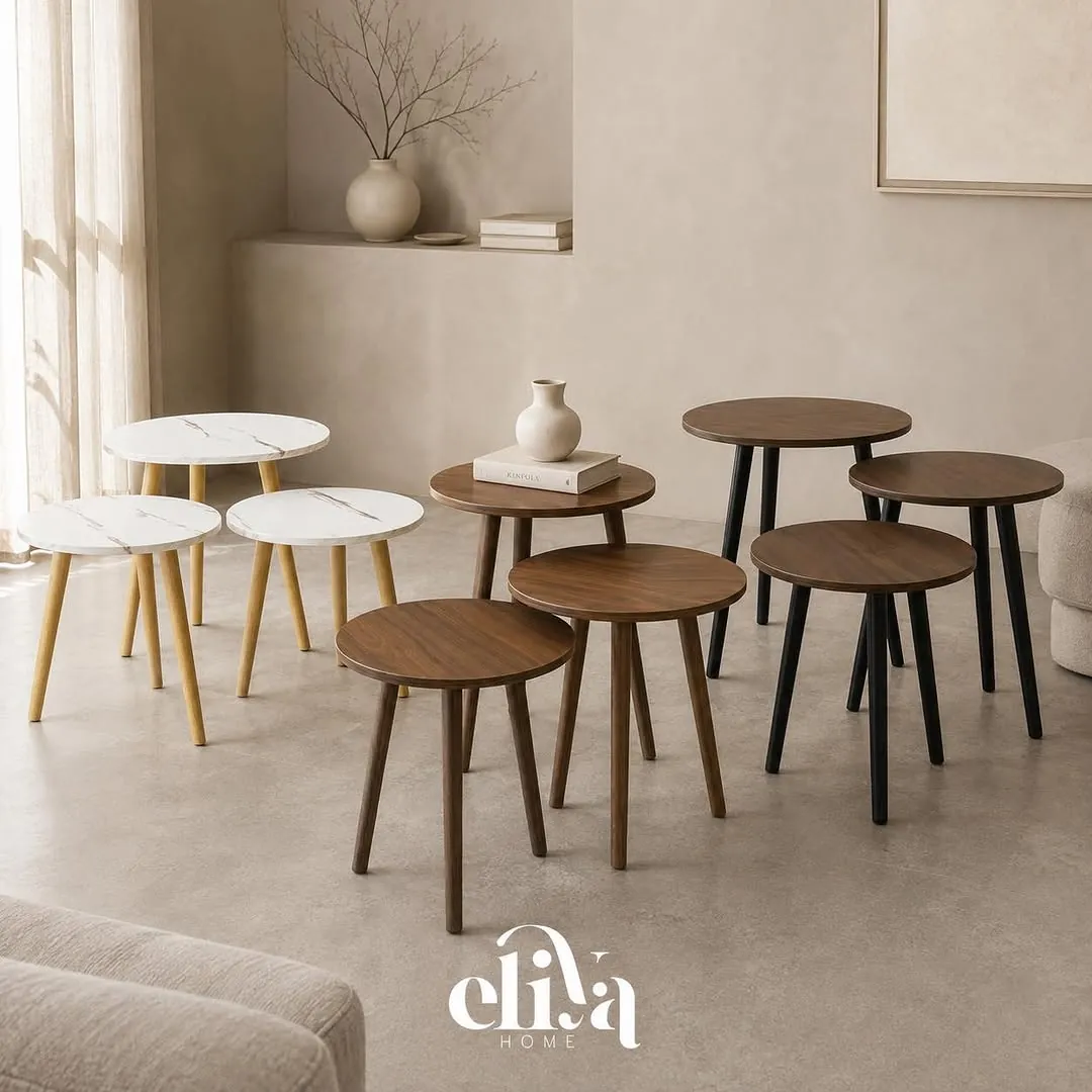 Modern Side Table Set (3 Pieces)