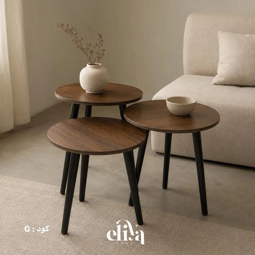 Modern Side Table Set (3 Pieces)