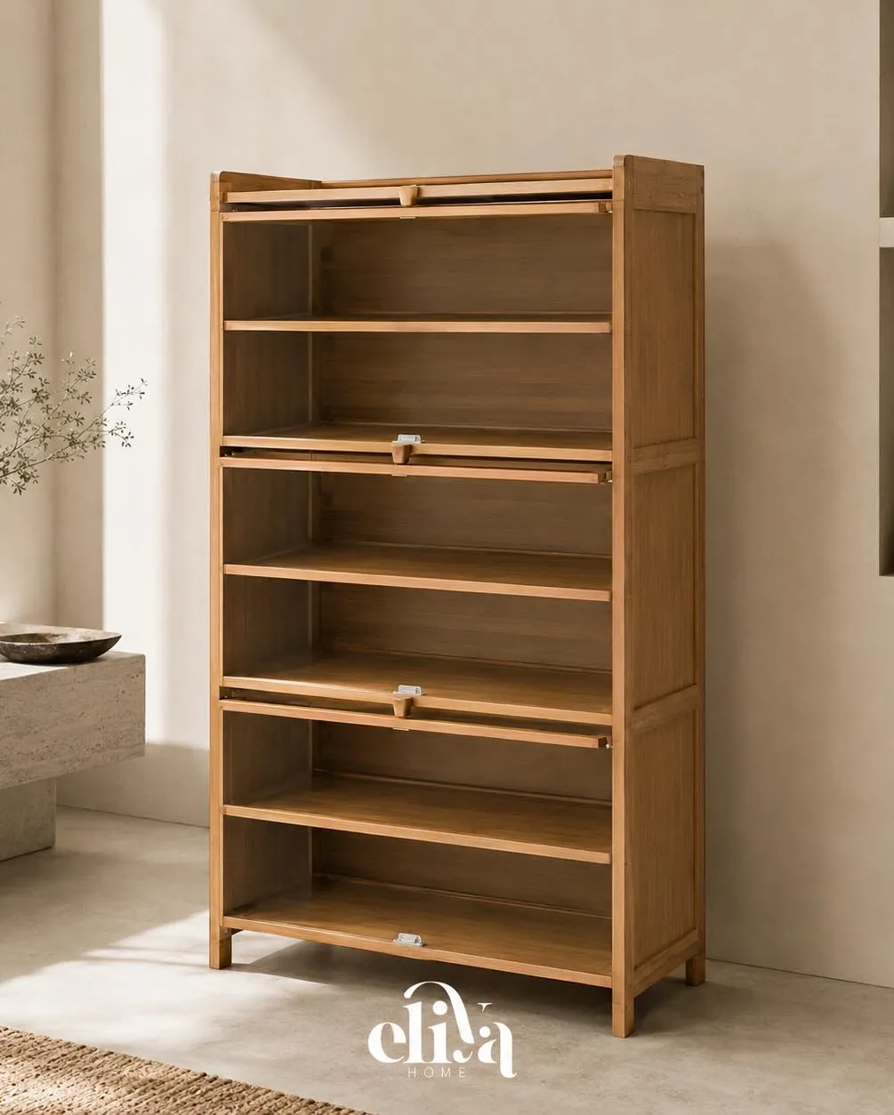Bamboo Shoe Rack
