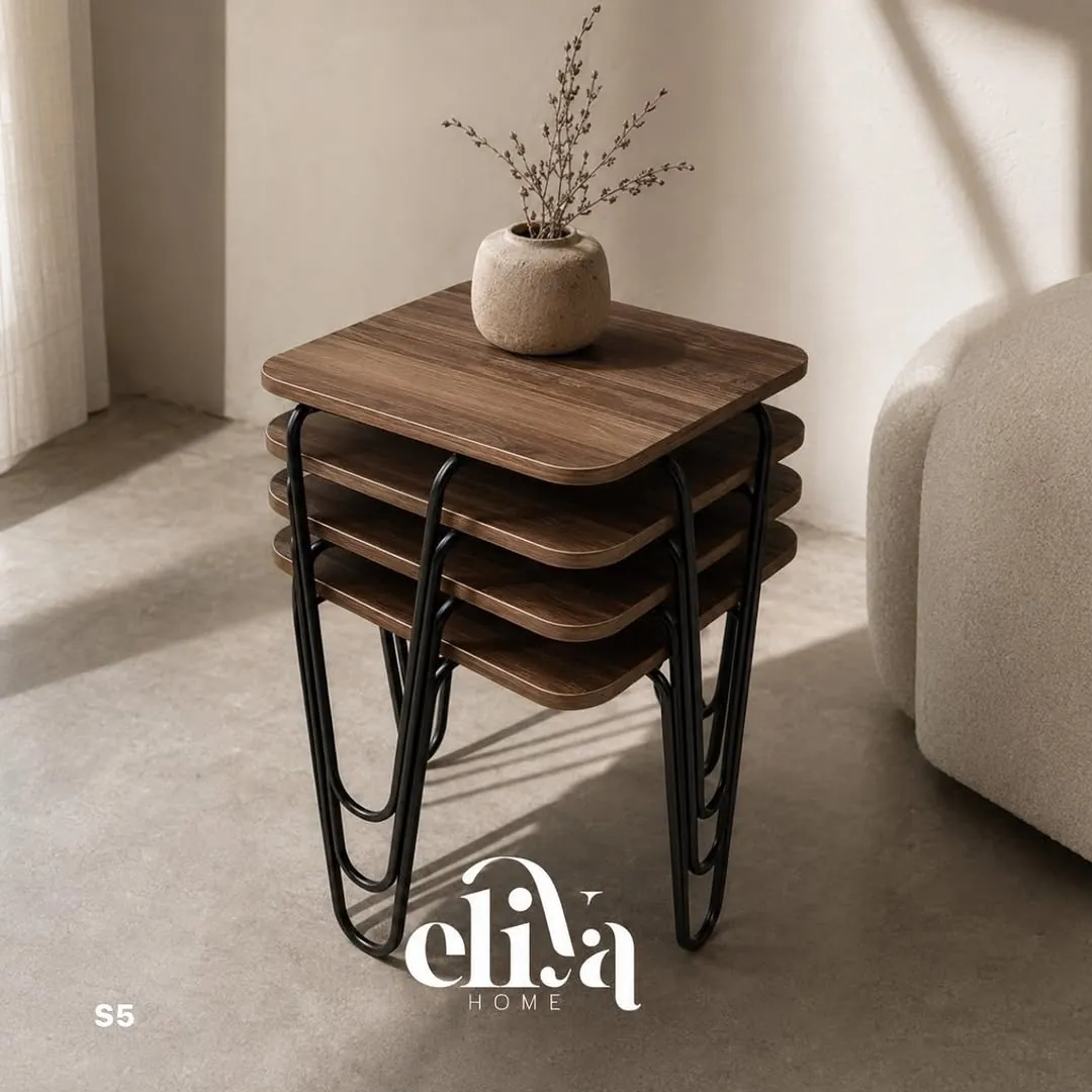 Square Luxury Nested Table Set (4 Pieces)