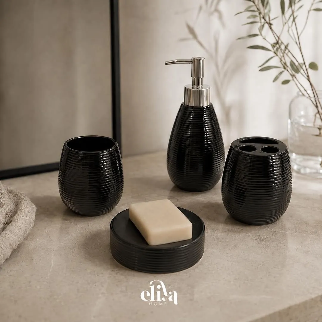 Elegant Marble Ceramic Set
