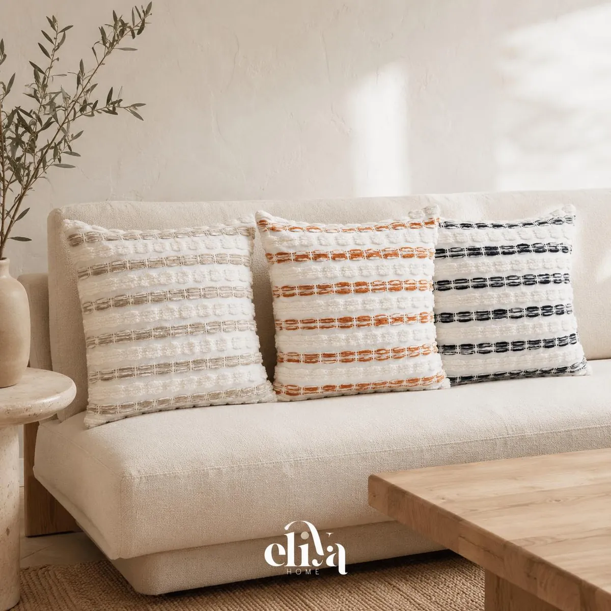 Decorative Leaf Design Pillows (Set of 6)