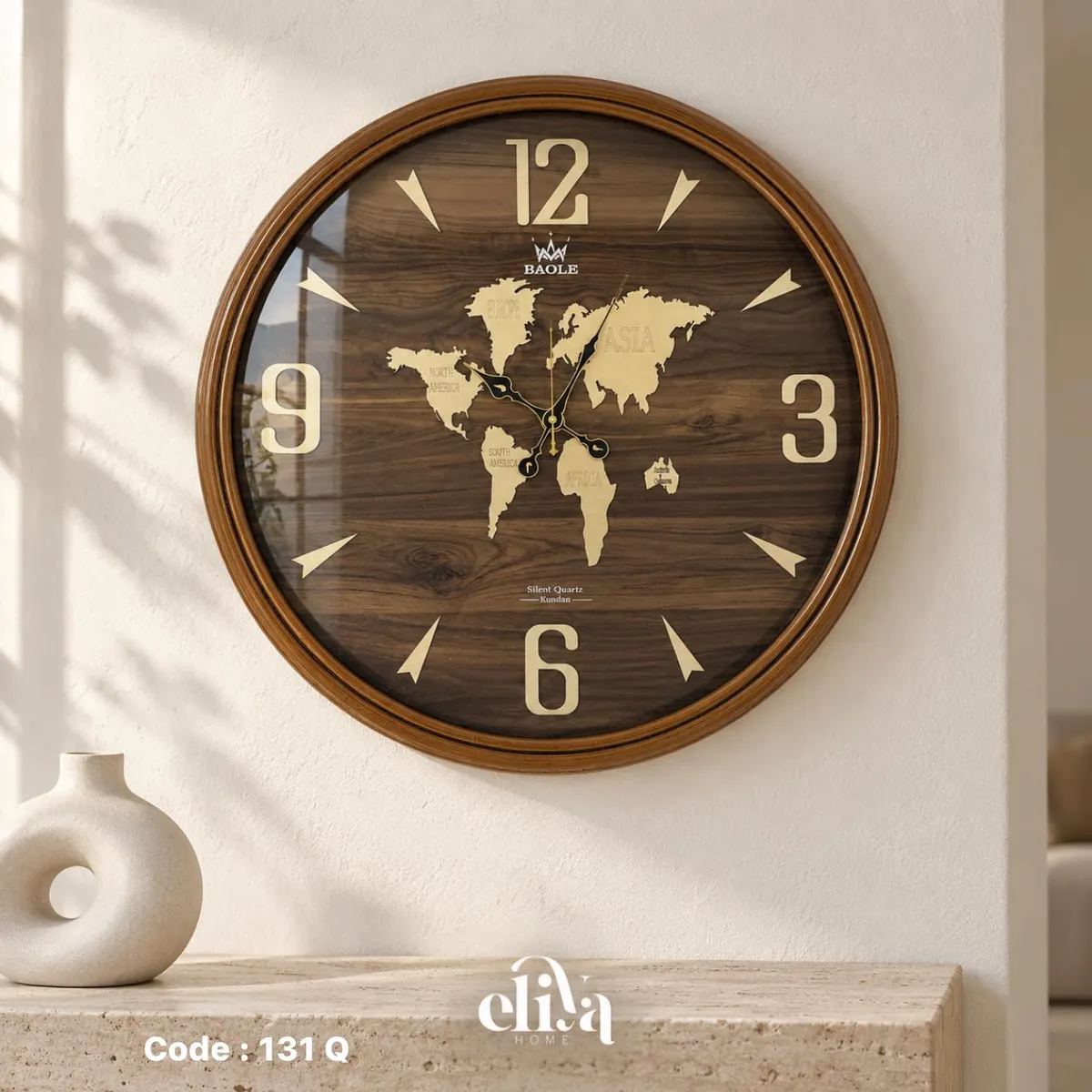 Wooden Wall Clock