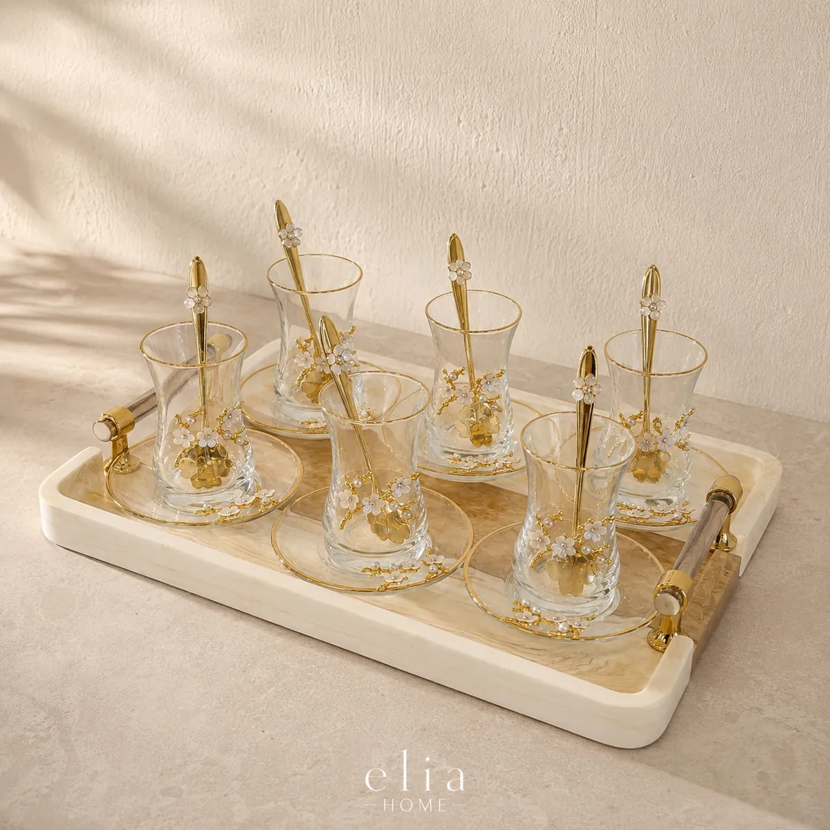 Elegant Tea Glass Set