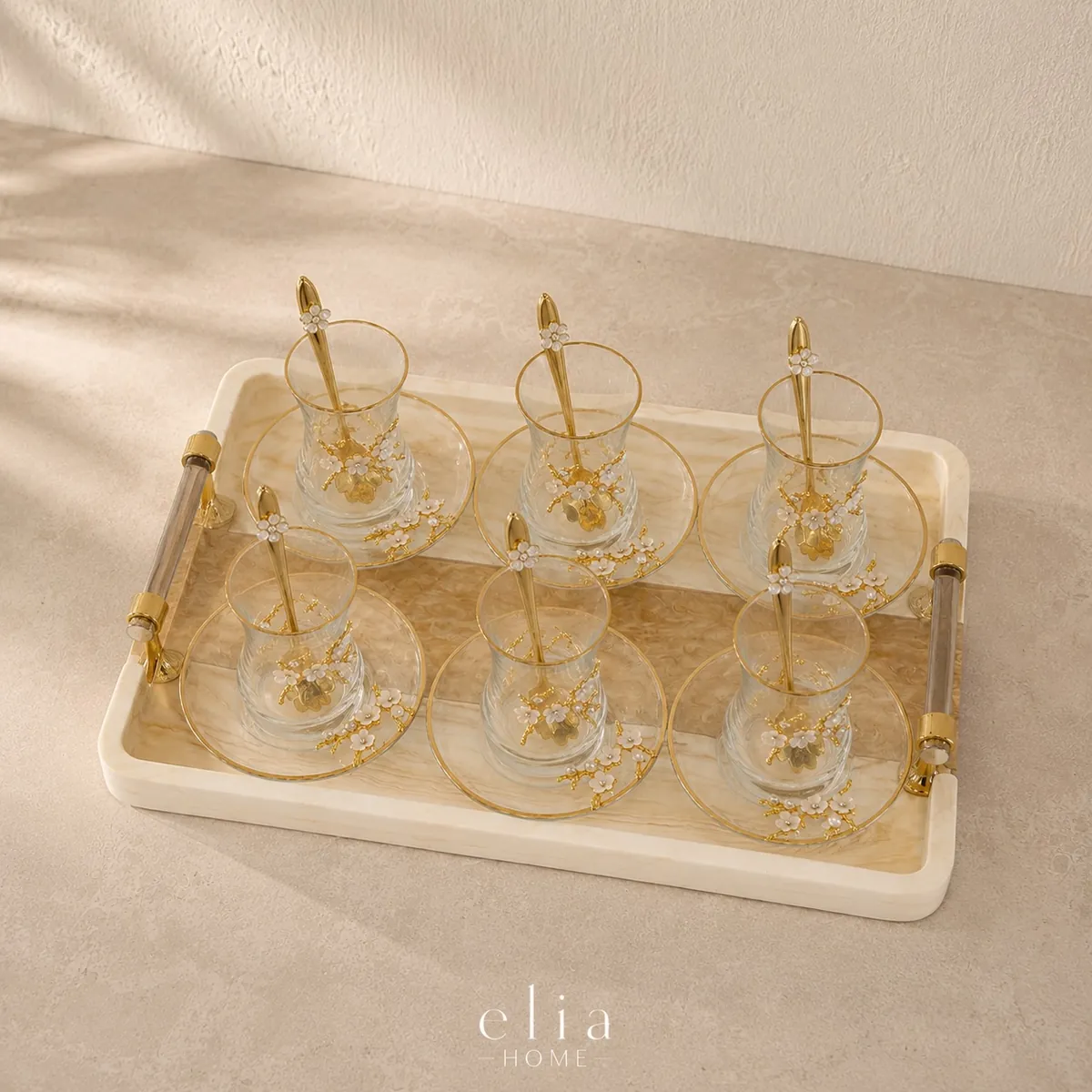 Elegant Tea Glass Set