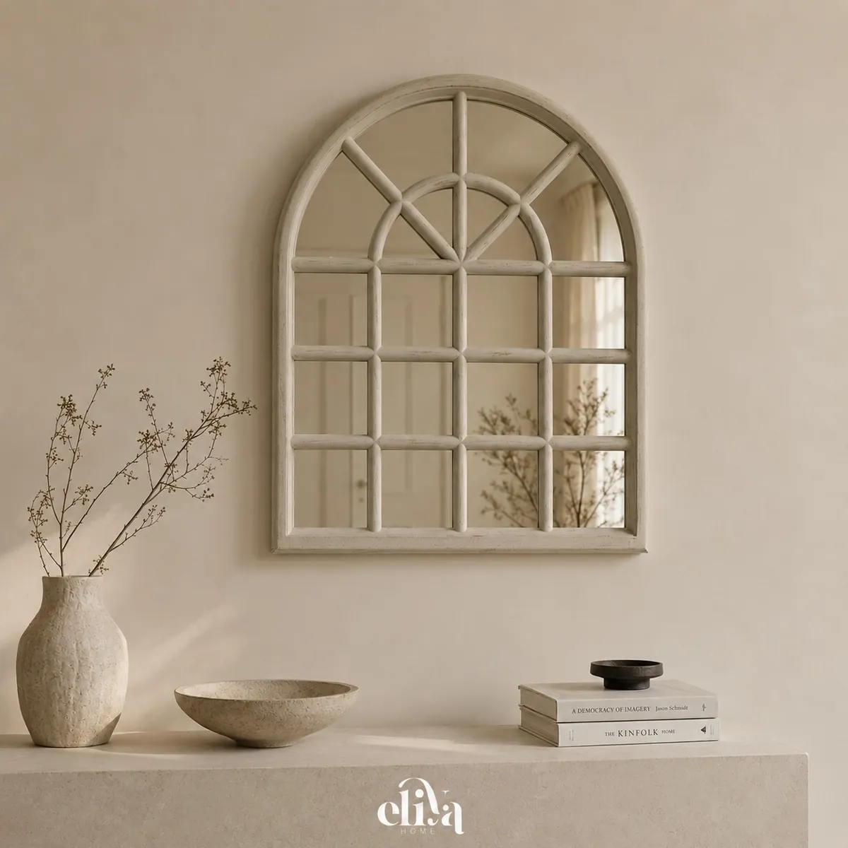 Arched Window-Shaped Mirror