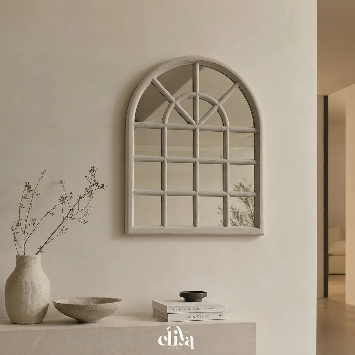 Arched Window-Shaped Mirror