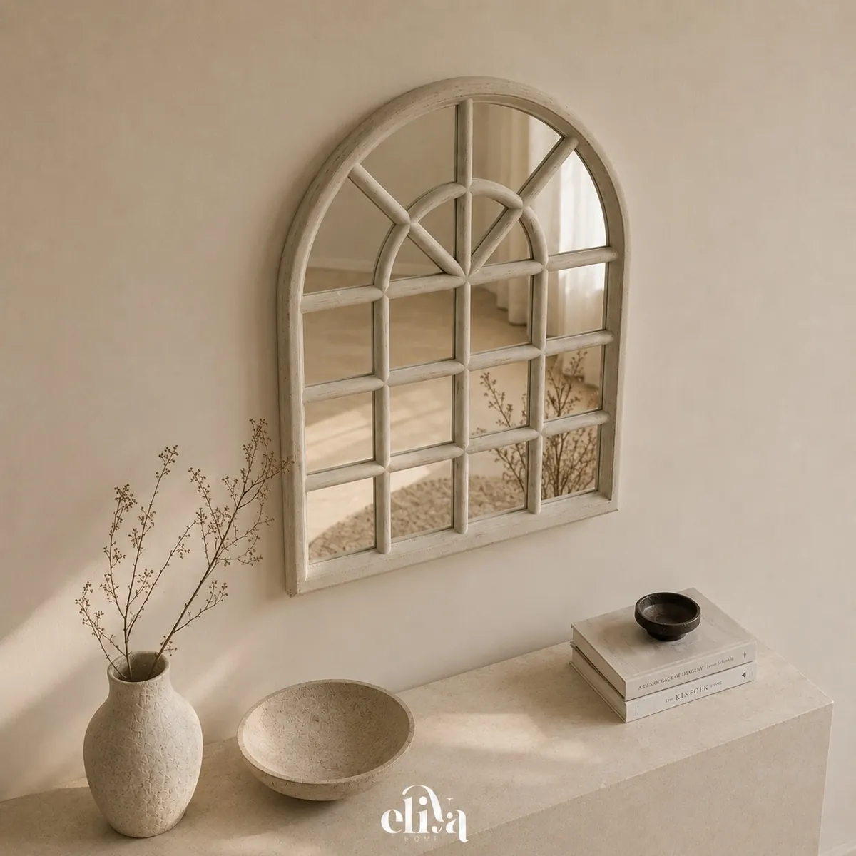 Arched Window-Shaped Mirror