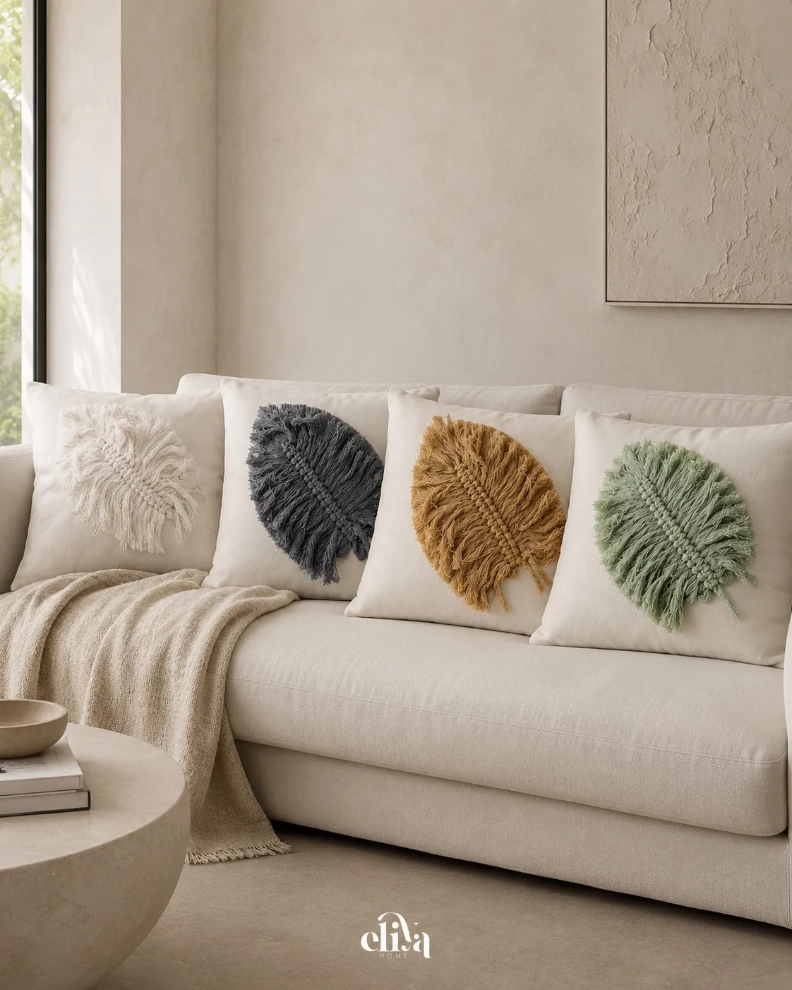 Leaf Design Decorative Pillows