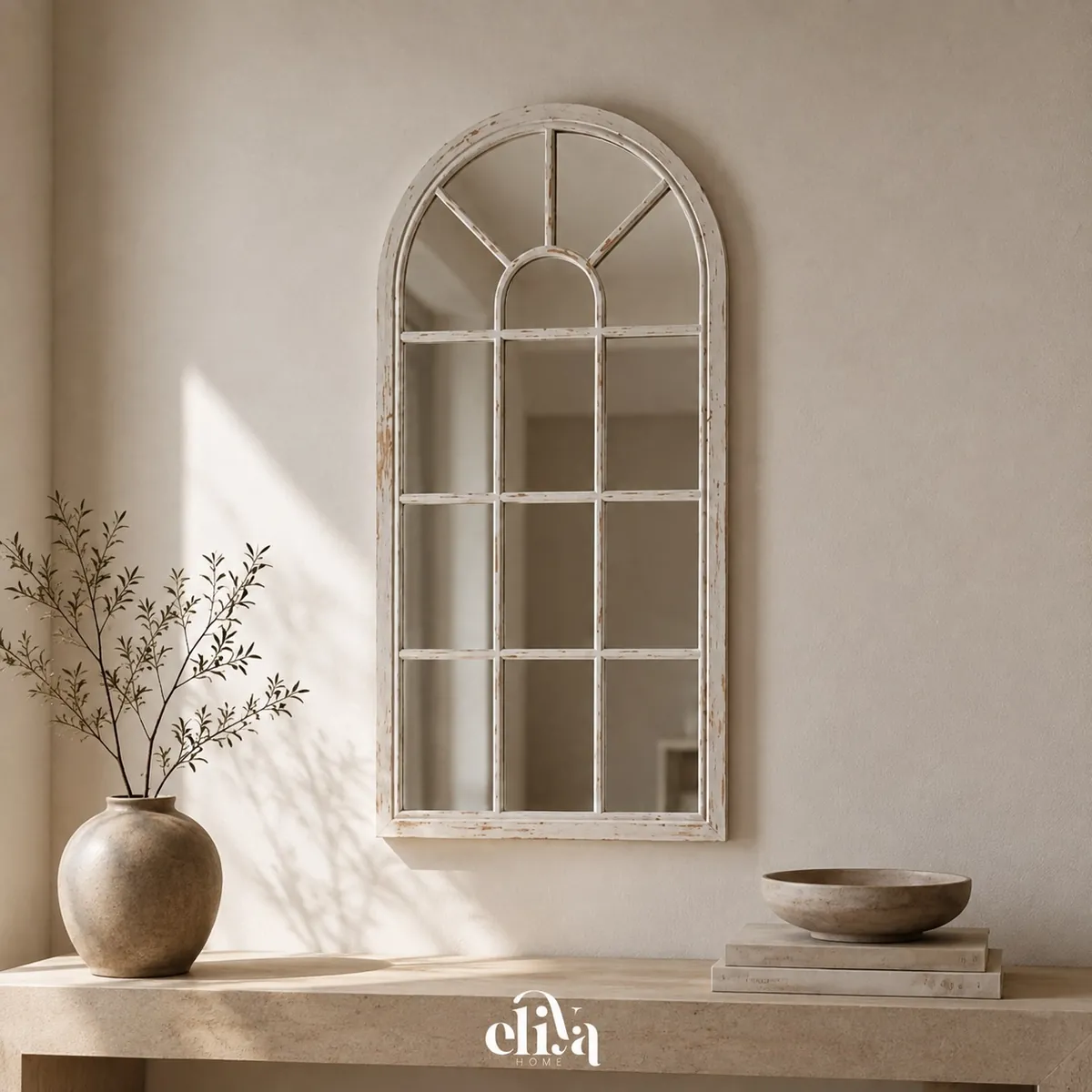 Arched Window-Shaped Mirror