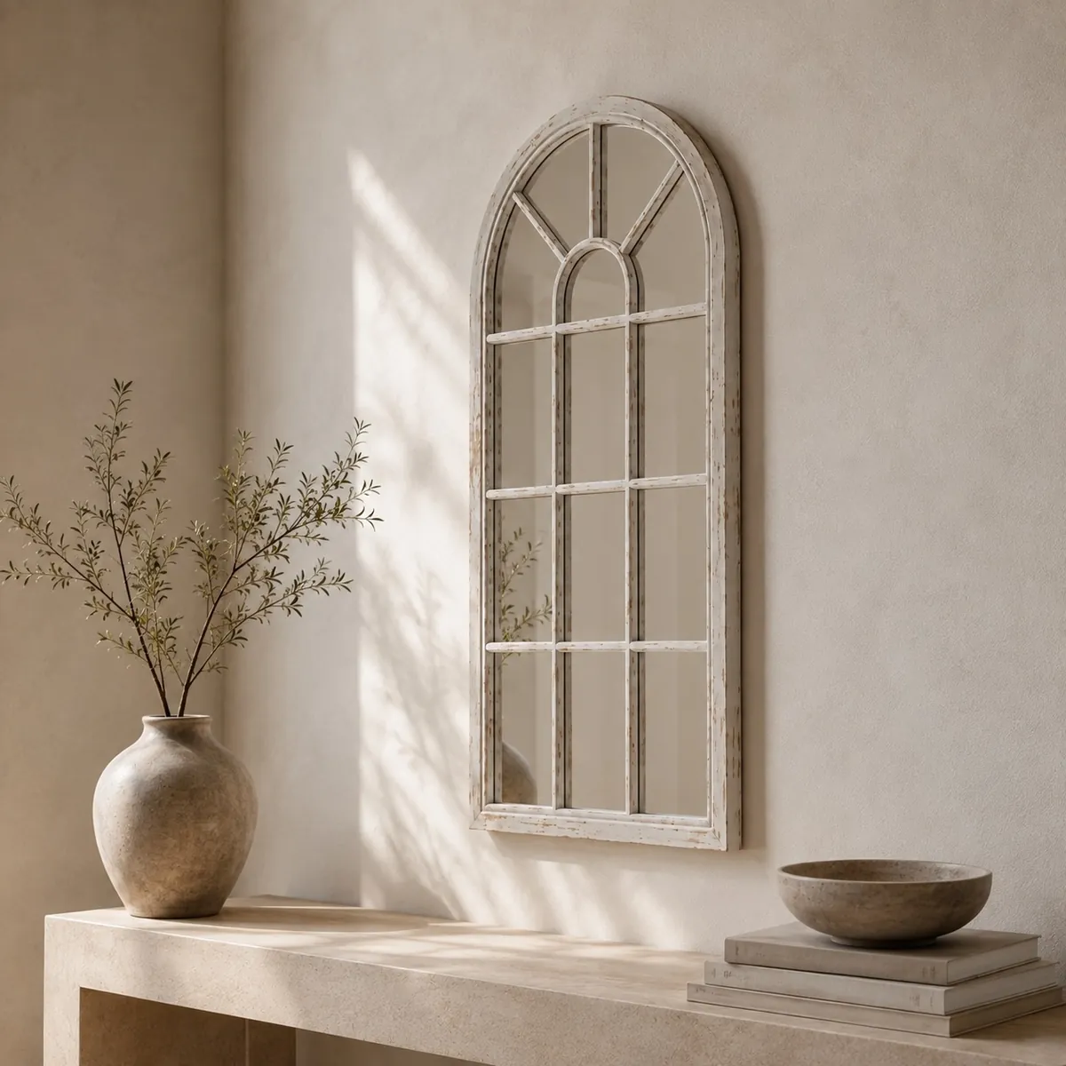 Arched Window-Shaped Mirror