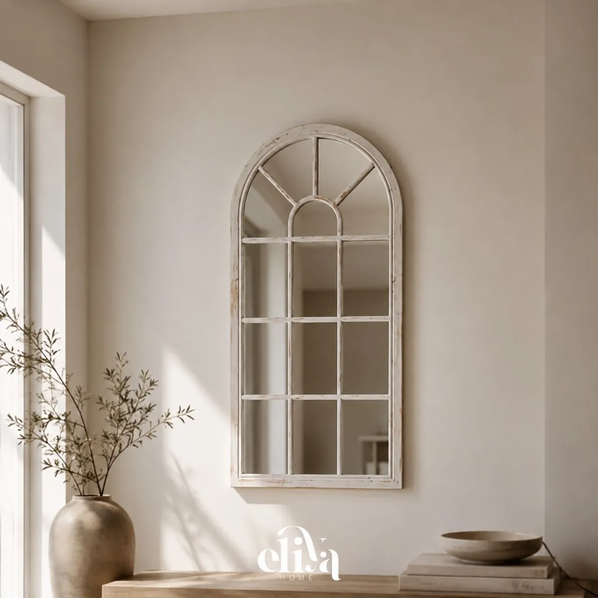 Arched Window-Shaped Mirror