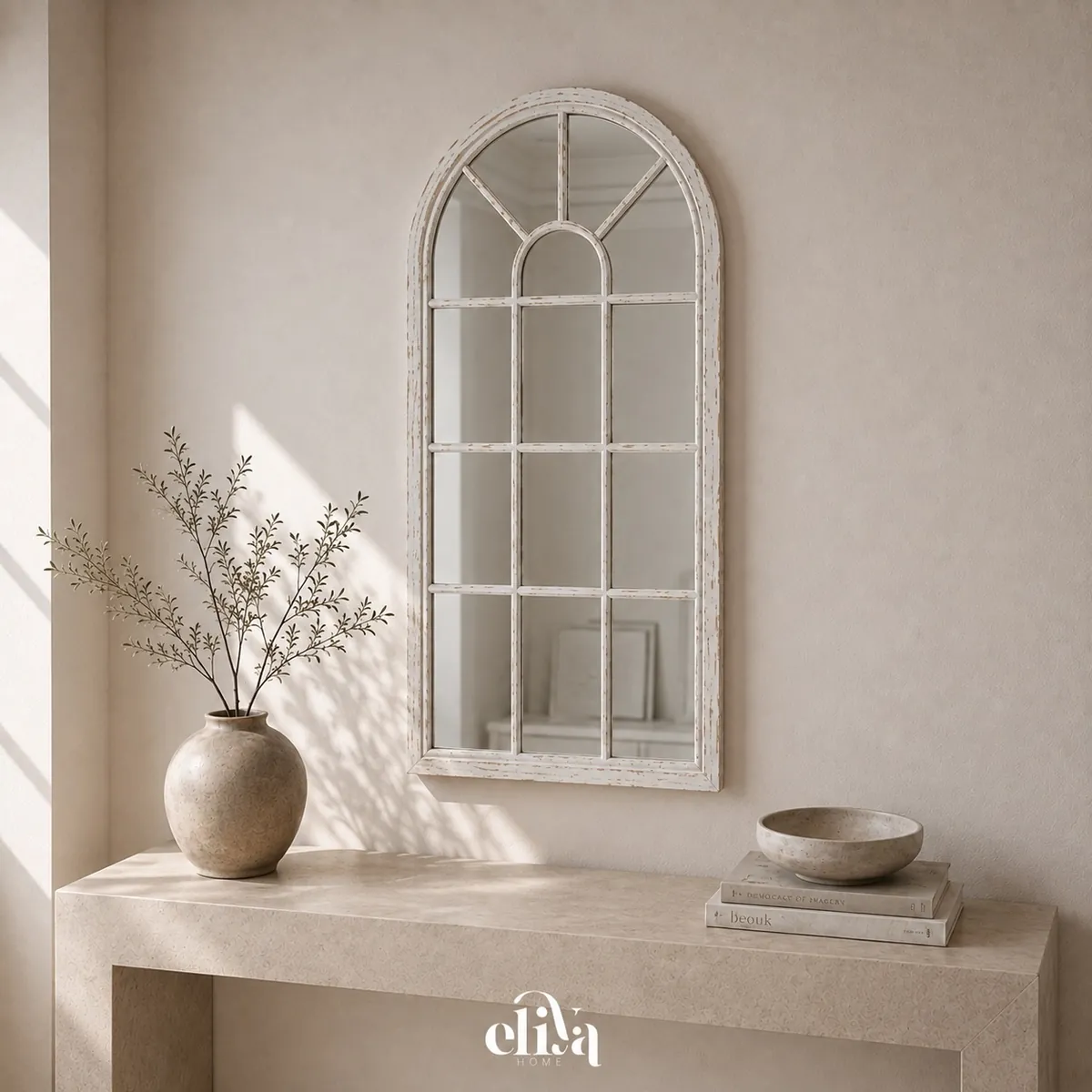 Arched Window-Shaped Mirror