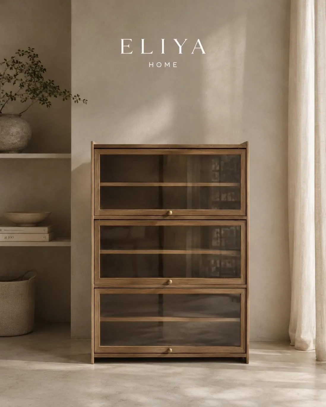 Elegant Wooden Shoe Cabinet